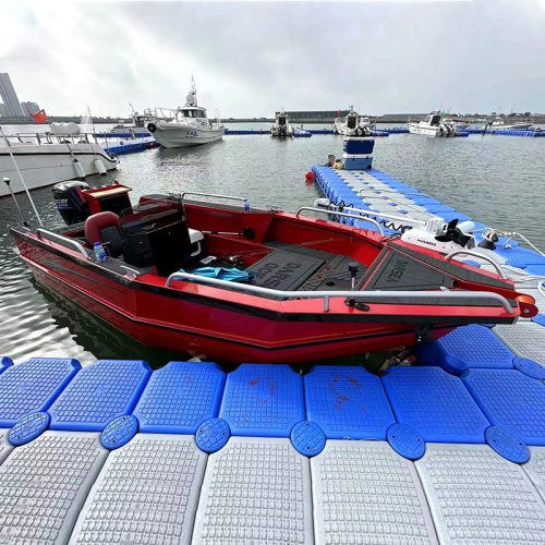 498铝合金浮筒钓鱼艇